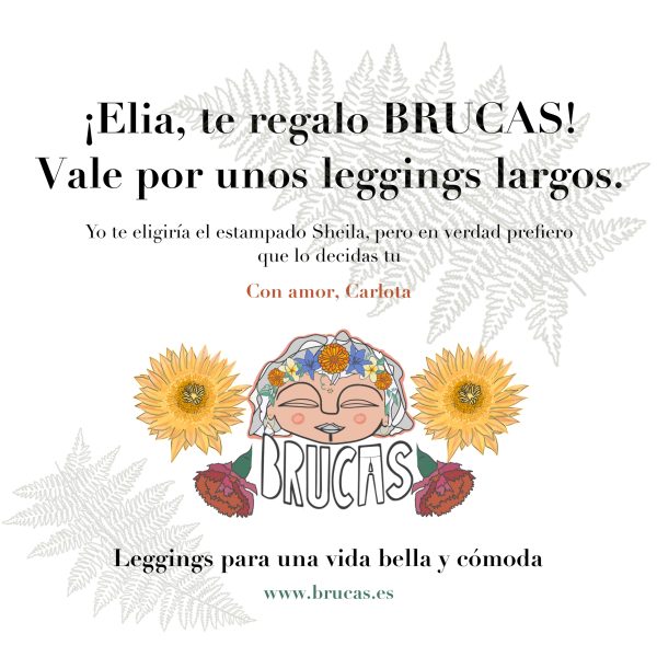 Tarjeta regalo leggings